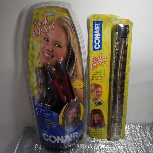 Conair Accessories - CONAIR NWT QUICK EXTENSIONS Styling KIT and Replacement Pack NEW
